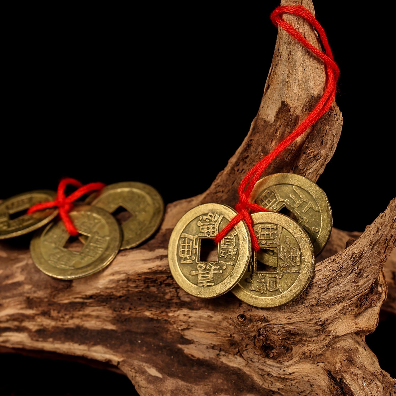HESTYA 1 Inch Fortune Coins Feng Shui I-Ching Chinese Good Luck